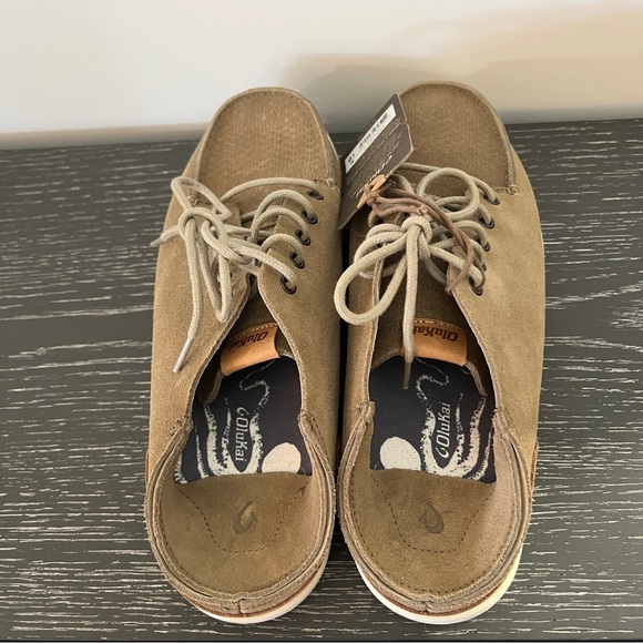 Men’s US Size 10 Olukai Sneakers Suede Leather Tan *NEW* w/TAGS - Picture 5 of 9
